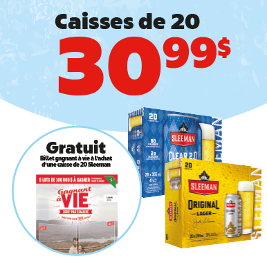 Sleeman - Gagnant à vie!