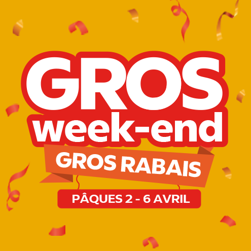 Gros Weekend de Pâques - 2 au 6 avril 2026